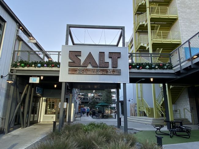 6日目ザ・バスでカカアコ地区へ。ソルトで下車。ソルトは複合商業施設。お洒落なショップやレストランがある。