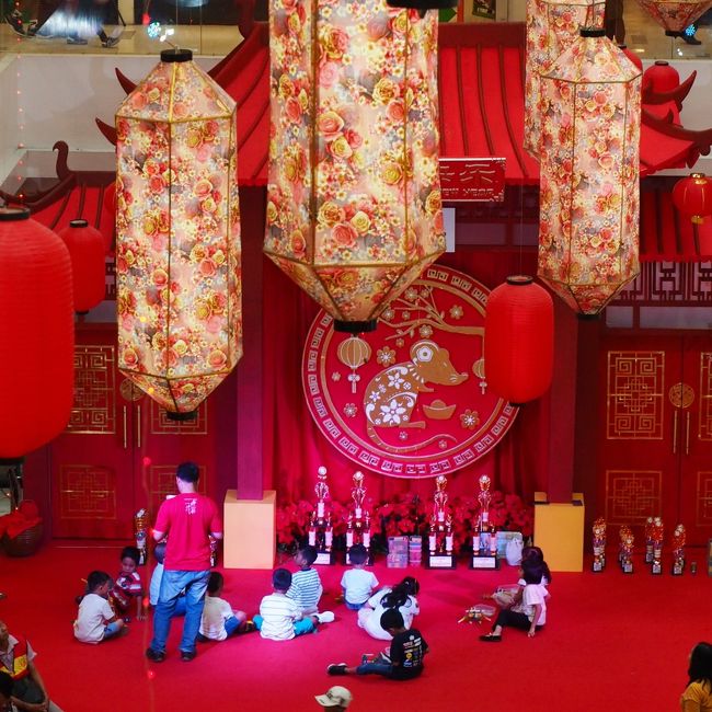 子供たちのゲームが行われていました。