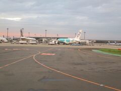 第1ターミナルには、ANAのA380が駐機中！