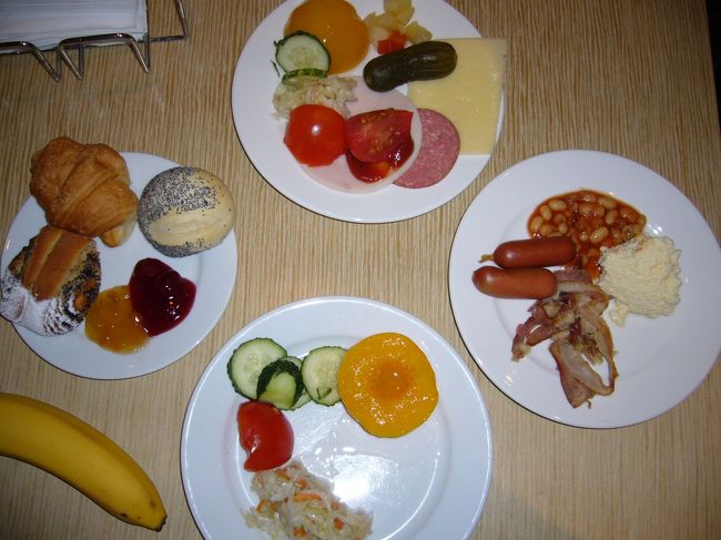 9月26日朝、ホテルでの朝食。