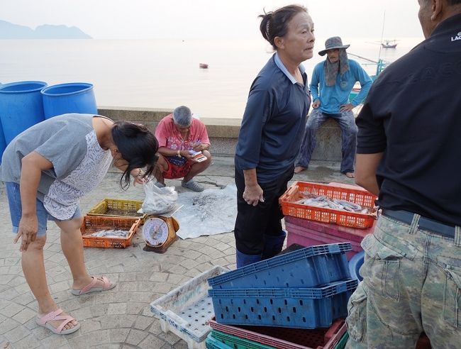 男も退くやり手のおばさん．．．仕事は早いし有無云わせません（すぐ前の海鮮レストランのお母さん）