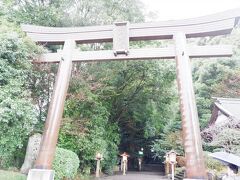 ホテルをチェックアウトしてから、昨夜、夜神楽を見た高千穂神社を改めて参拝します。
大きな鳥居です。