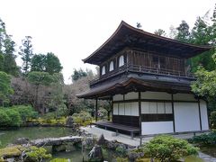 銀閣が姿を見せました。