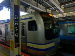 電車での移動