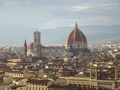 ミケランジェロ広場から眺めるフィレンツェの街並み。
夢にまで見た美しいドゥオモがそこにはありました。
一番好きな景色です。