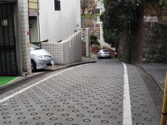 庚嶺坂(ゆれいざか)と読む、とかく神楽坂には坂が多い。
住宅街の小さな坂は皆、似ている。
外堀通りまで降りていくけれど、とにかく勾配が急で疲れる。