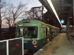 そばを美味しく頂き、比叡山坂本駅から京阪電車で大津へ