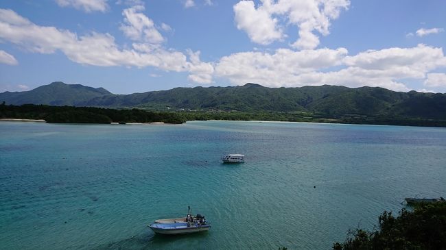 船はおそらくグラスボート。