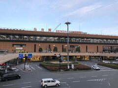 一ノ関駅から高速バスで１時間半、仙台駅に到着です。
高速バスは寝ていけるので楽でいいですね。