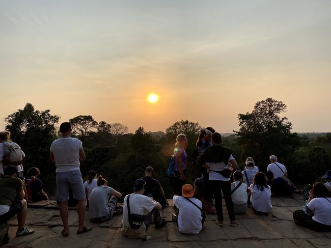 丸い太陽が見えます。