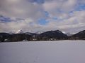 ミュンヘンを出て2時間ほどでしょうか…
景色が辺り一面銀世界の雪景色とアルプス
の山々に様変わりして来ました～

アルプスの少女ハイジを連想させる様な
風景でスイスに行ってみたくなります。。　