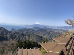 伊豆の国パノラマパーク、空中公園での最初の富士山
