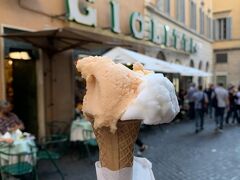 ローマでのジェラートも食べてきました