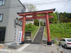 集落にあった厳島神社。広島のと関係あるんでしょうか？