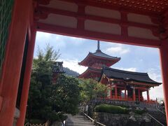 早朝に清水寺へとお詣りに登りました。