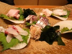 松山の「居酒屋笠組」で瀬戸内海の海の幸三昧！鯵や鯛のお刺身が半端なく美味しかったです。
https://tabelog.com/ehime/A3801/A380101/38000212/