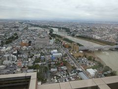 南側。
まあ、今日は山はわからないわねえ。