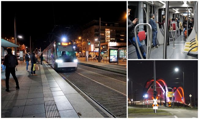 トラムで国境を越える！<br />やってみたかったんです～！これまた念願叶いました。（^^）<br /><br />電車賃は、往きは 11.2ユーロ。<br />復りはケールまでが 6.45ユーロで、トラムのチャージが1.7ユーロだったので、なんと 8.15ユーロで済みました。