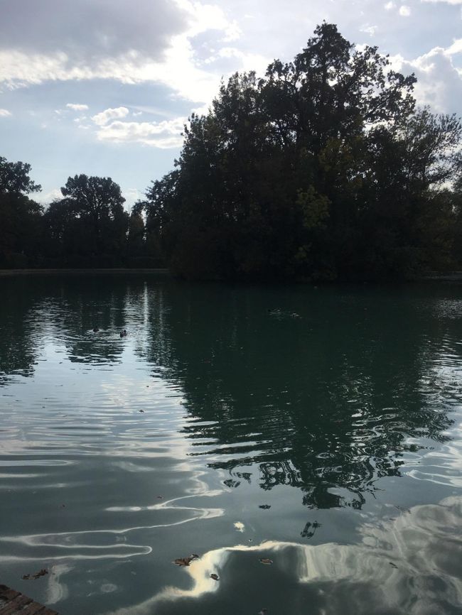 これは全然別の機会に撮った、パルマのドゥカーレ庭園の池なのです。<br />同じく他愛もない写真ですが、とても気に入っているので載せます。