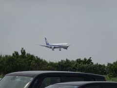 利尻島、稚内の滞在もあっという間で、東京へ帰る時間になりました。

空港でレンタカーを返却する際、東京からの飛行機がちょうど着陸してきました。