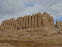 「メルブ遺跡」
とても大きな遺跡です！！中央アジア最大の遺跡。
近付くことはできませんが遠目からでも大きさがすごいです…
こちらは大キズカラと言います。