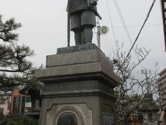 豊国神社にある加藤清正像