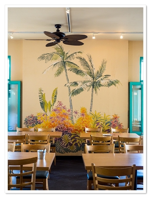 オシャレな店内<br />