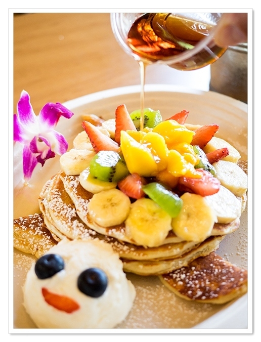 シロップかけて<br />美味しく頂きました