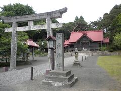 お城の北側に在る「松前神社」に行くこともできました