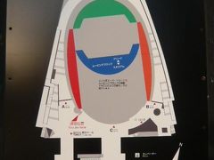 さいたまスーパーアリーナの案内図です。

アリーナの内部の座席を移動させることにより、最大３７００名の観客席を設けることができるとのことです。

青色の席を移動させるのでしょう。