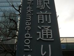 さいたま新都市駅の西口駅前通りとの標識がありました。

さいたまスーパーアリーナとけやき広場の間の通りです。