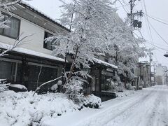 佐久市中込から
朝起きたらまさかの雪！
一晩で真っ白に
天気予報通り