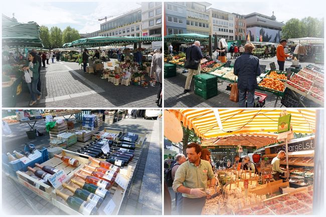 ここも2017年5月に来た時に、たくさんの店が出ていました。<br />シラー広場しかり、広場がクリスマスの屋台に占領され、通常の市はどこで開かれるのでしょう？