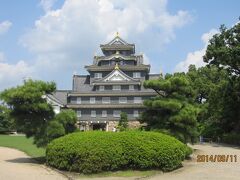 岡山城天守閣と鳥城公園