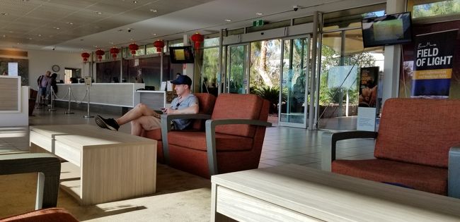 ホテルのロビーです。<br />