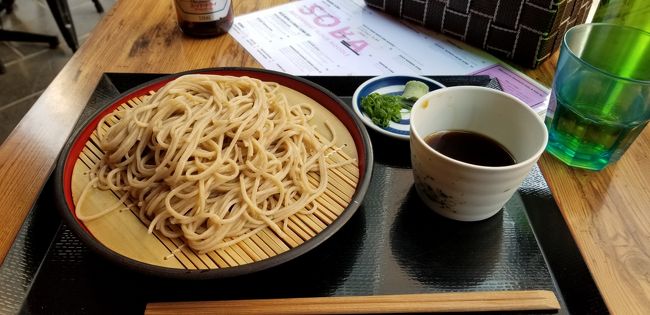 やっぱりそばは、せいろですね。<br />ベジタリアンにチェンジも可能です。<br />とろろせいろもありました。