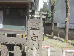 荻窪駅方面へ行く途中にあった白山神社