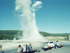 Old Faithful Geyser.