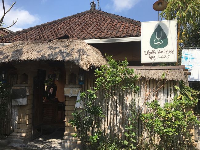 またまた競歩でハノマン通りを南下し、<br />Ubud Welness spaに到着<br /><br />ホテルのフロントスタッフさんのおすすめの街スパです<br />当日、電話で予約してくれました！<br />クリームバスとネイルアート（リベンジ）を予約<br /><br />この後Dala spaを予約していたのですが<br />クリームバスがメニューになく、最終日にクリームバスができるところを<br />探していたところだったのでラッキー