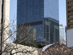 赤阪・溜池山王『アークヒルズ』から撮った『The Okura Tokyo』の
外観の写真。

ここからだと下までは写せませんね・・・。

もう少し近づいてみます。