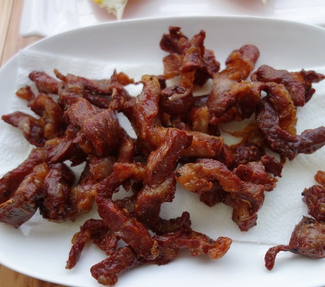 豚の日干し肉揚げ◎