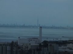 真ん中に見えるひときわ高い物体。そう、これがスカイツリーです。