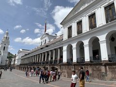 独立広場の大統領府（Palacio Presidencial）