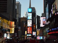世界中の一流企業のネオンサインの広告

月あたり何千万という賃料らしい

世界の交差点と呼ばれるタイムズスクエア