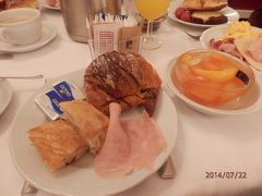 ホテルの朝食です。