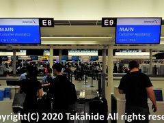 アメリカン航空チェックインカウンター

東関東自動車道が事故渋滞していたものの、東京駅からのバスは15分程度の遅れで成田空港に到着しました。
アメリカン航空の利用はボリビア・ペルー旅行以来です。

アメリカン航空チェックインカウンター：https://www.aa.com/i18n/travelInformation/destinationInformation/nrt-airport.jsp
東関東自動車道：https://ja.wikipedia.org/wiki/%E6%9D%B1%E9%96%A2%E6%9D%B1%E8%87%AA%E5%8B%95%E8%BB%8A%E9%81%93
東京駅：https://ja.wikipedia.org/wiki/%E6%9D%B1%E4%BA%AC%E9%A7%85
成田空港：https://ja.wikipedia.org/wiki/%E6%88%90%E7%94%B0%E5%9B%BD%E9%9A%9B%E7%A9%BA%E6%B8%AF
成田空港：https://www.narita-airport.jp/jp