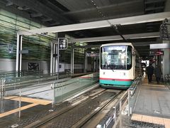 富山地方鉄道富山駅。