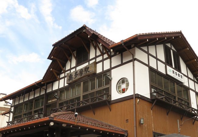 ところで奥多摩駅でたところの