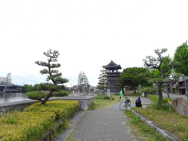 11-6．名古屋市熱田区<br /><br />旧東海道宮宿（熱田宿）の「七里の渡し舟着場跡」。ここから三重県の桑名宿までは東海道唯一の海路「七里の渡し」。ちなみに現在の熱田は埋立により海からは結構離れています。