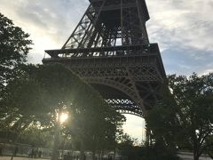 エッフェル塔を観光した後は、目のまえに広がるシャン ド マルス公園で日向ぼっこしながらゆっくりです。